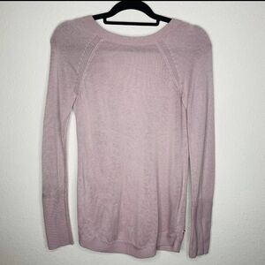 Lululemon Rising Salutation Sweater 100% Merino ~Size 4 No Tag Mauve Dusty Pink